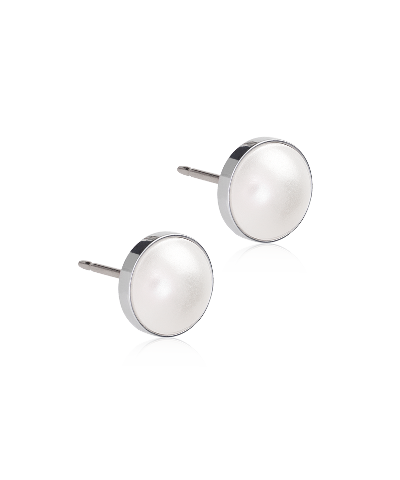 ST Bezel Pearl 8 mm, White