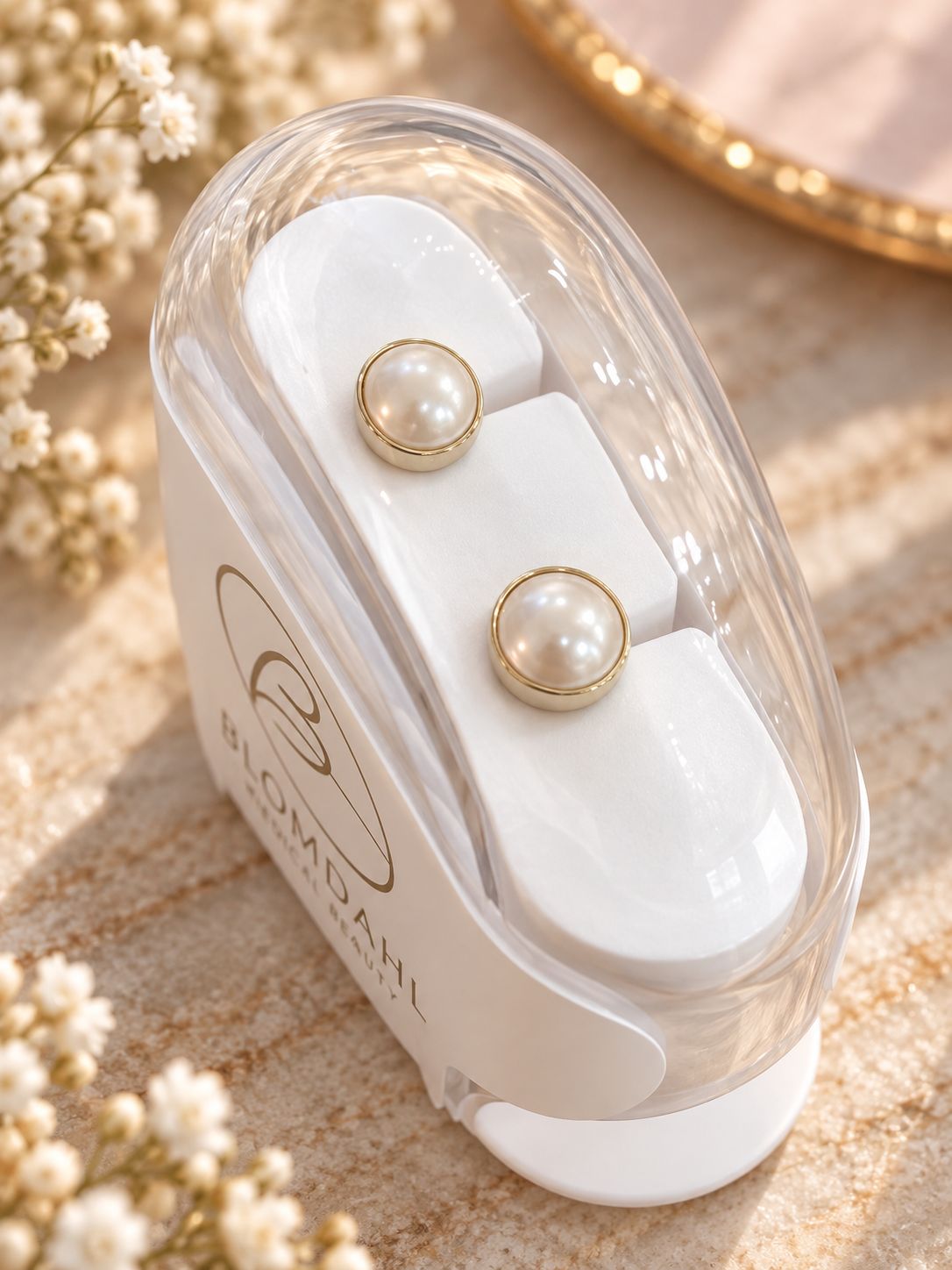GT Bezel Pearl 6 mm, White