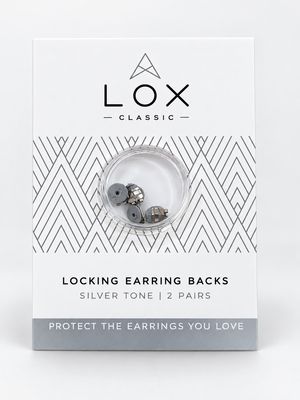LOX Veiligheidssluiting voor oorbellen , roestvrijstaal