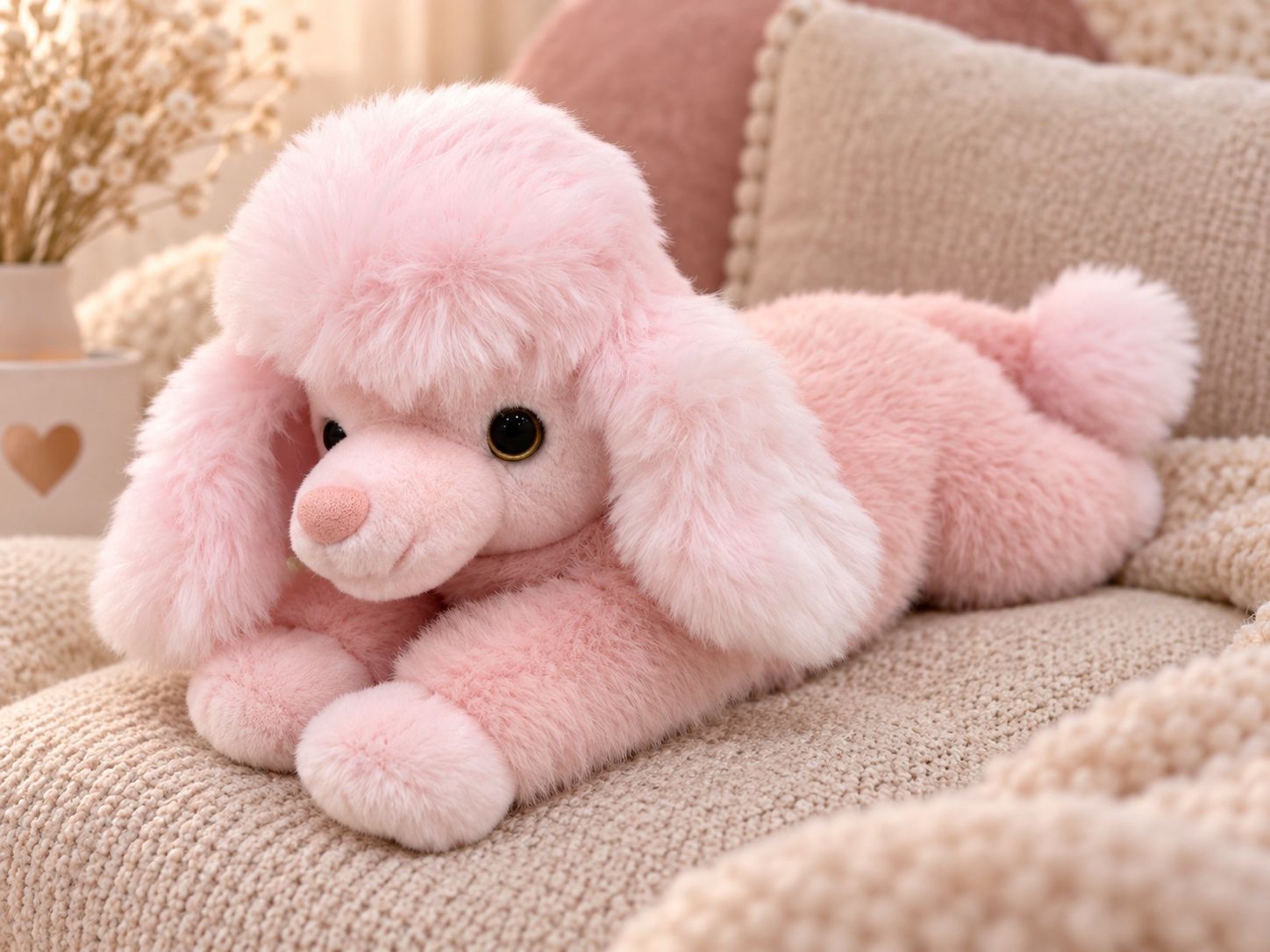 Knuffel Roze Poedel MILLIE