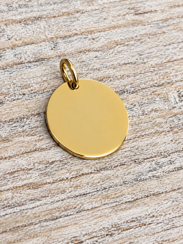 Graveer rond plaatje 18mm