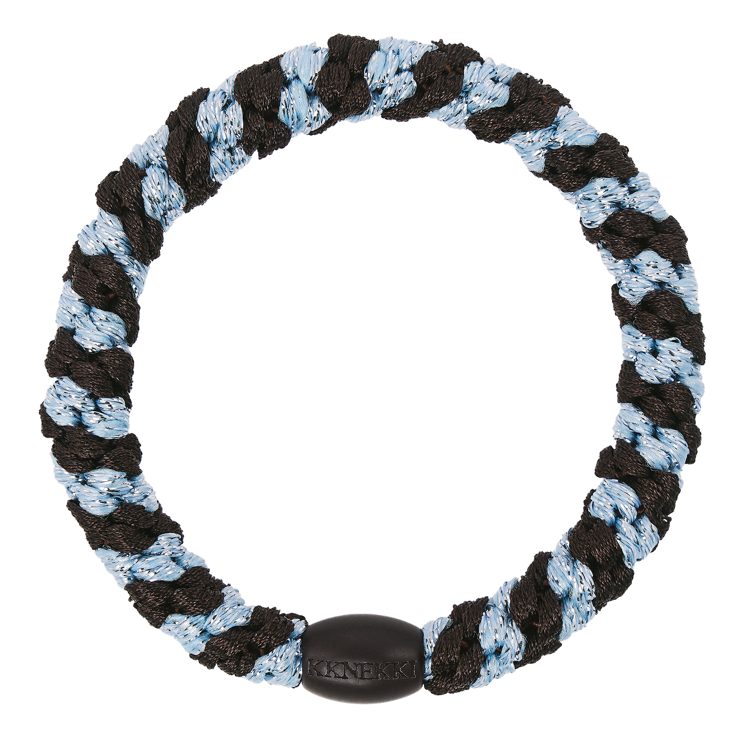KKNEKKI Brown seablue glitter Stripe