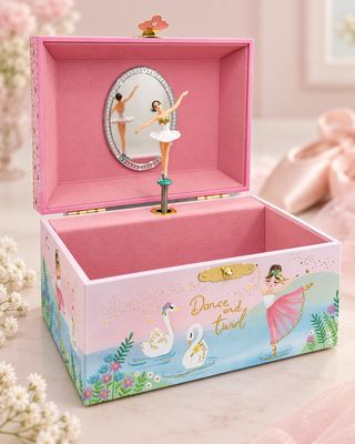 Muziekdoos voor juwelen - Draaiende ballerina-Swan Lake