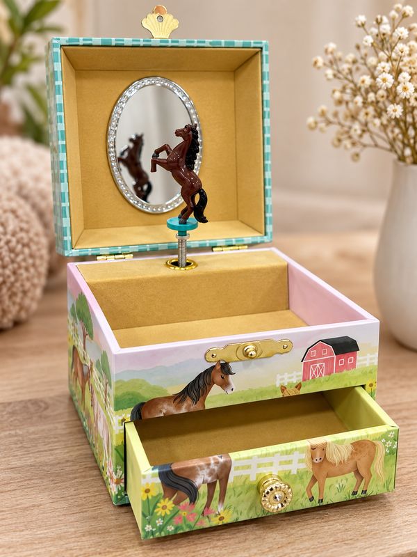 Muziekdoos voor juwelen - Paard - Home On The Range