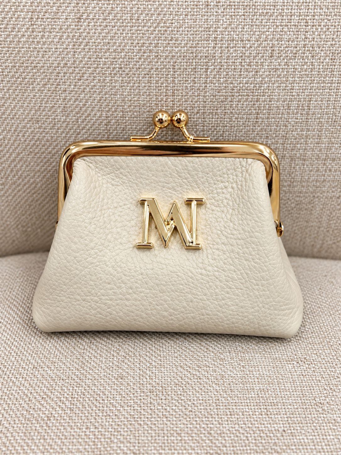 Geldbeugel Mondieux Madame, Kleur: Ecru