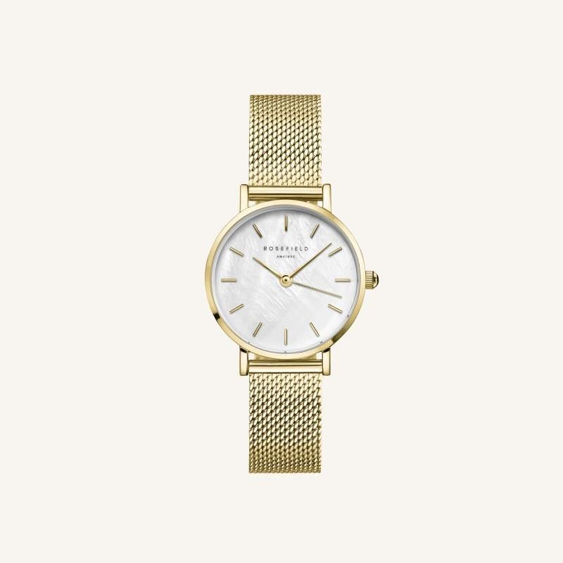 RFW0213 - Small Edit White Mop Mesh Gold