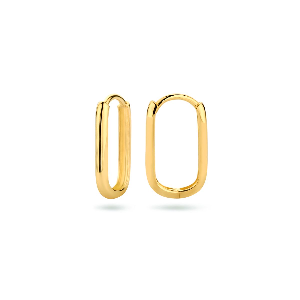 9k klapoorringen paperclip 16 mm