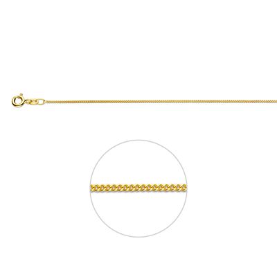 9k gourmette 1,1 mm Lengte 41-43-45cm
