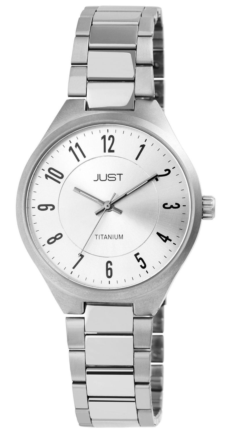 Horloge unisex Titanium horloge met zilverkleurige wijzerplaat van 38mm