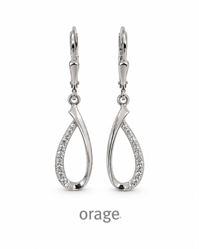 Oorhangers 925 rh brisure sluiting druppel