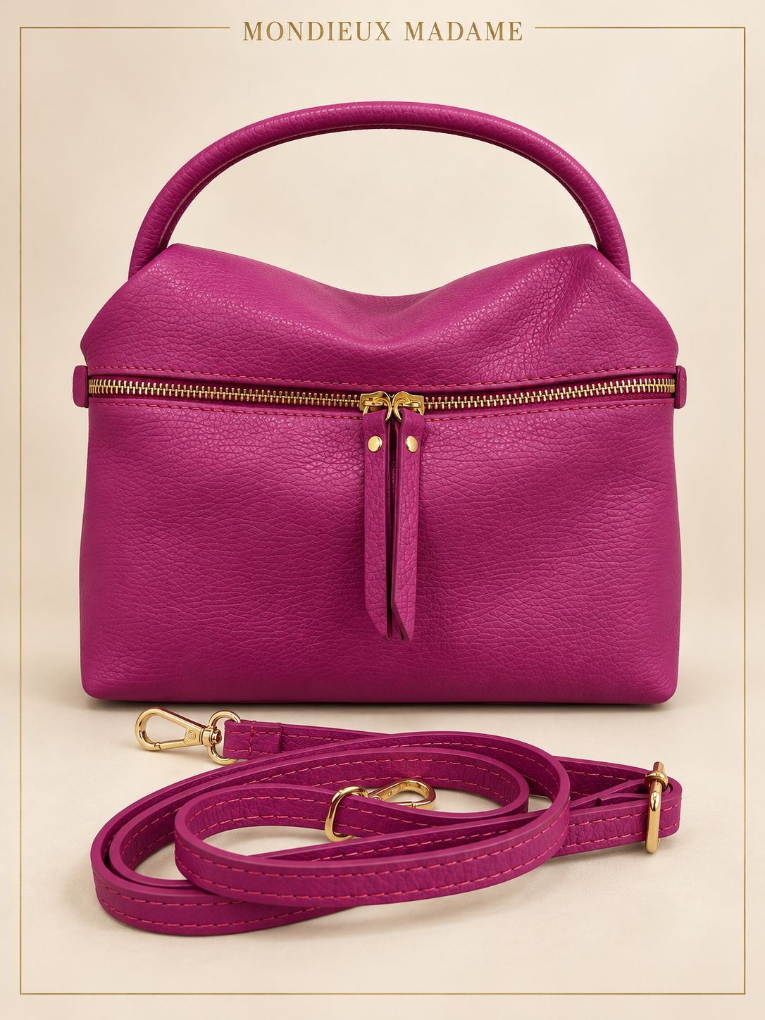 Handtas 'Tess Fuchsia'