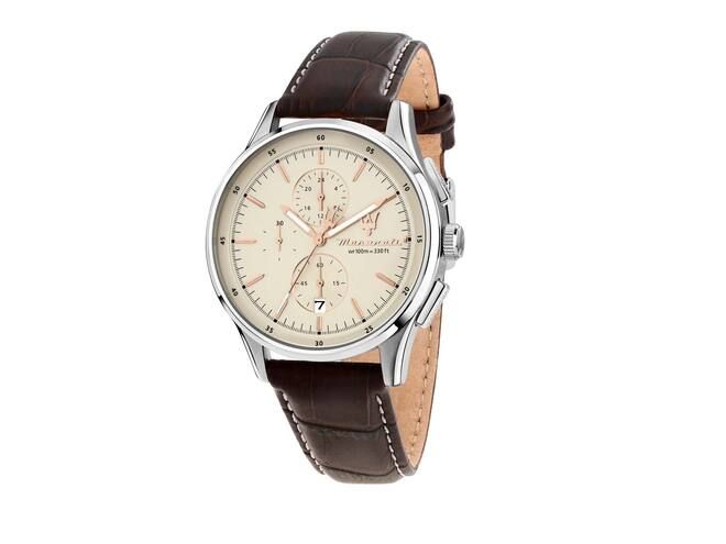 MW SORPASSO Chrono beige leath 42mm