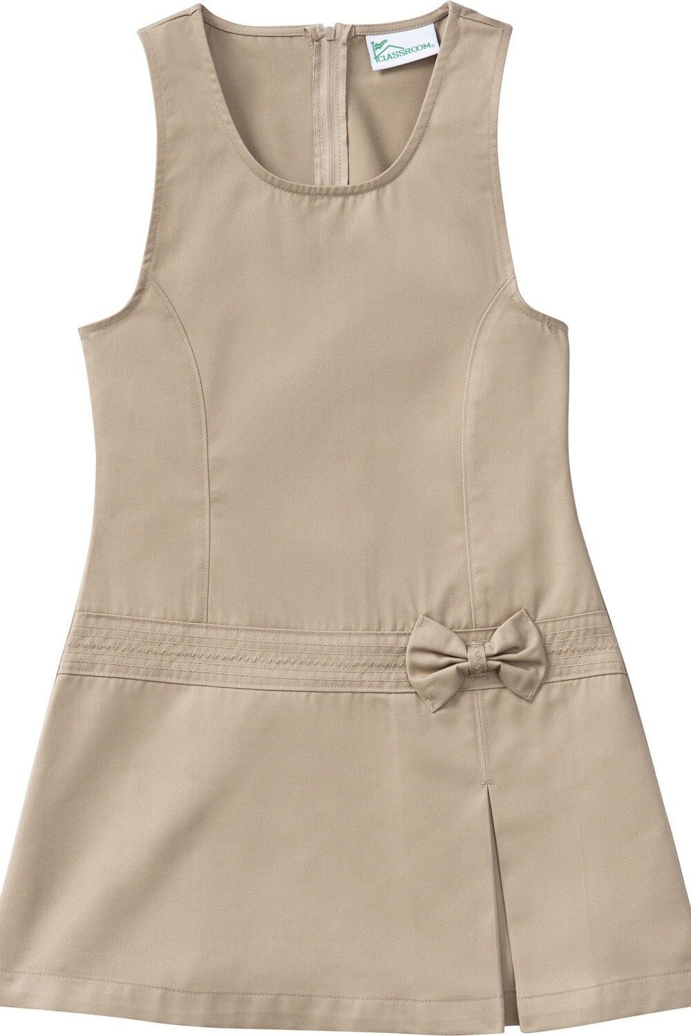 Girls Zigzag Jumper, Colour: KHAKI, Size: 7