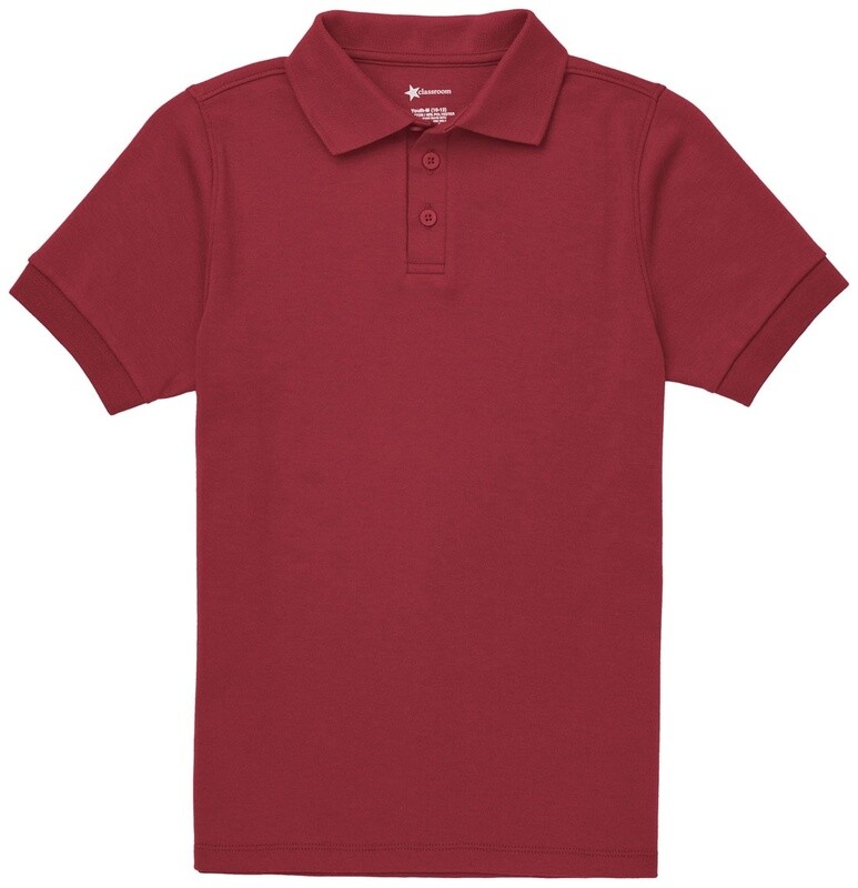Youth Short Unisex Sleeve Interlock Polo in SS