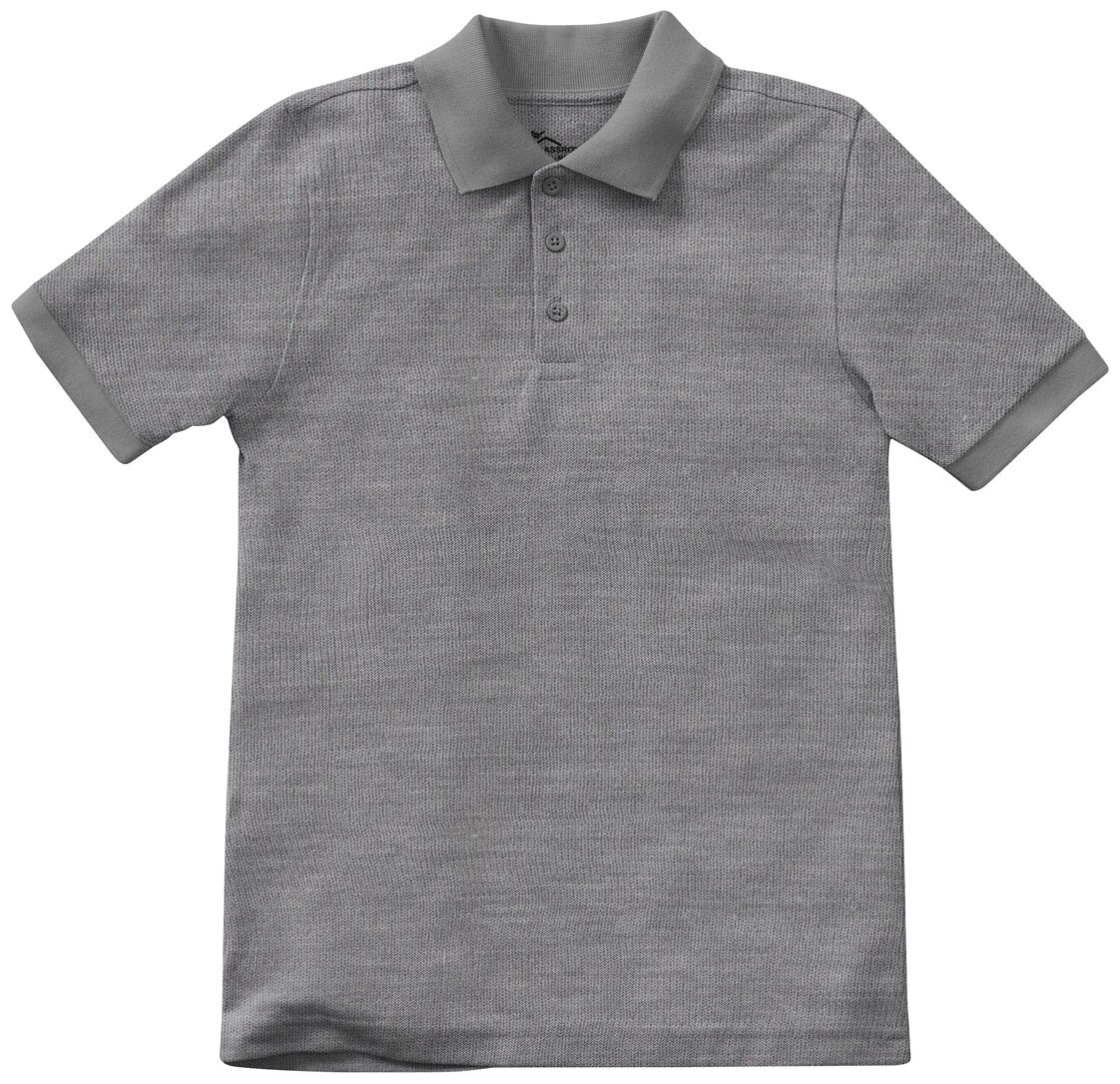 Unisex Youth Short Sleeve Pique Polo