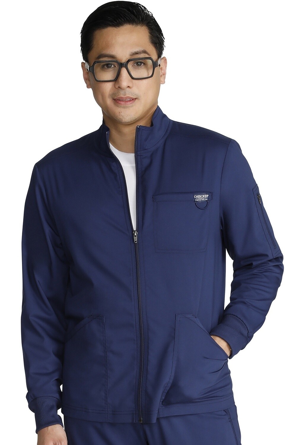 CHEROKEE MEN&#39;S ZIP FRONT JACKET