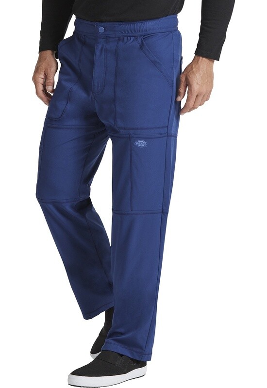 Dickies Dynamix Men&#39;s Zip Fly Cargo Scrub Pant