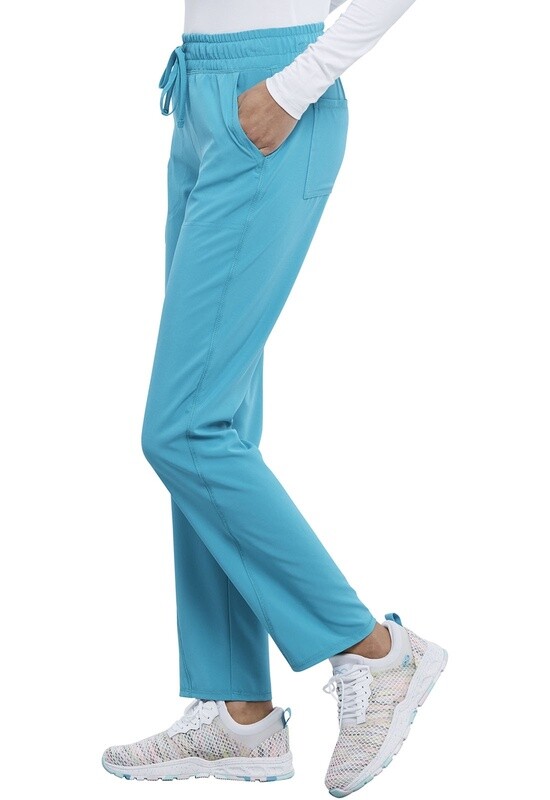 Mid Rise Tapered Leg Drawstring Pant
