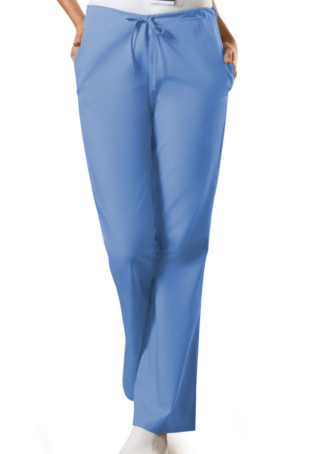 Women&#39;s Natural Rise Flare Leg Drawstring Pant
