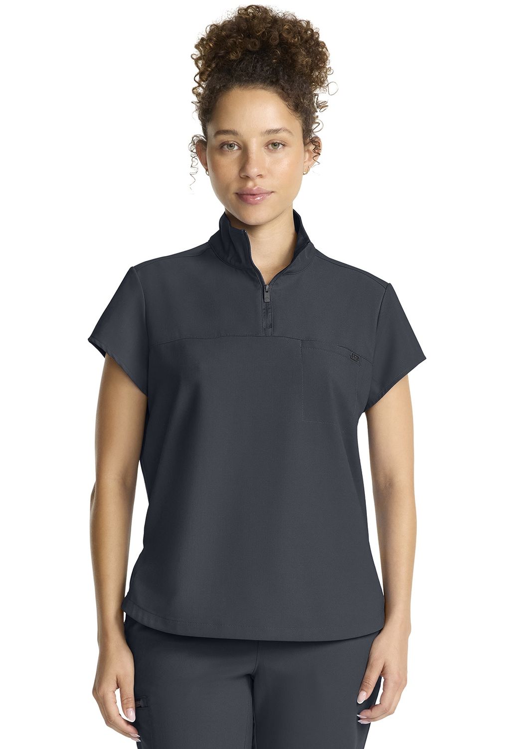 Women&#39;s Bella Quarter Zip Scrub Top