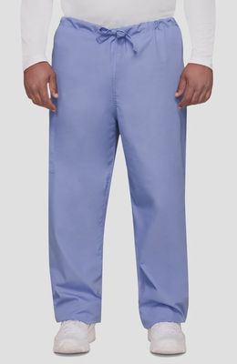 Unisex Drawstring Cargo Scrub Pant