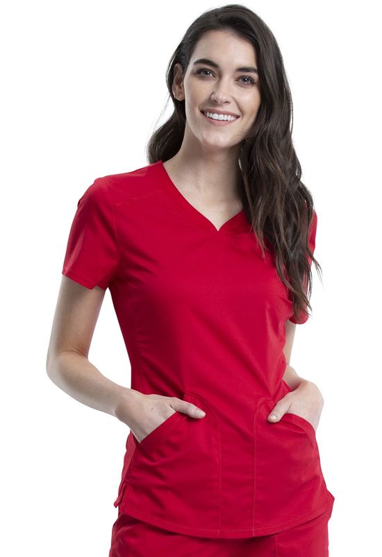Women's V-Neck Scrub Top