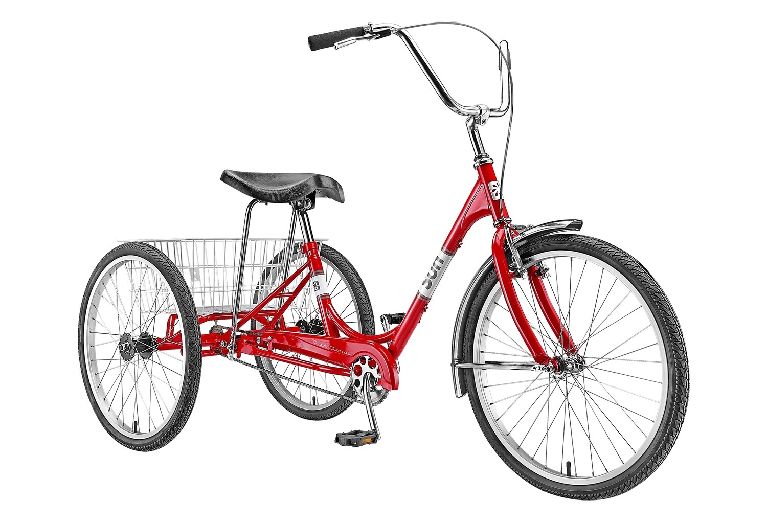 TRIKE SUN ADULT P-RD 24 ALY WHL*w/WH BAS