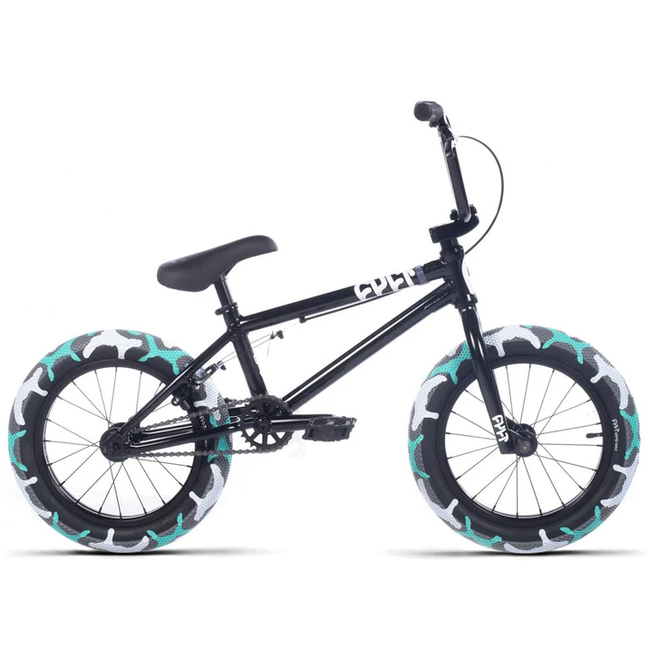 Cult Juvi 16&quot; Black/Teal Camo