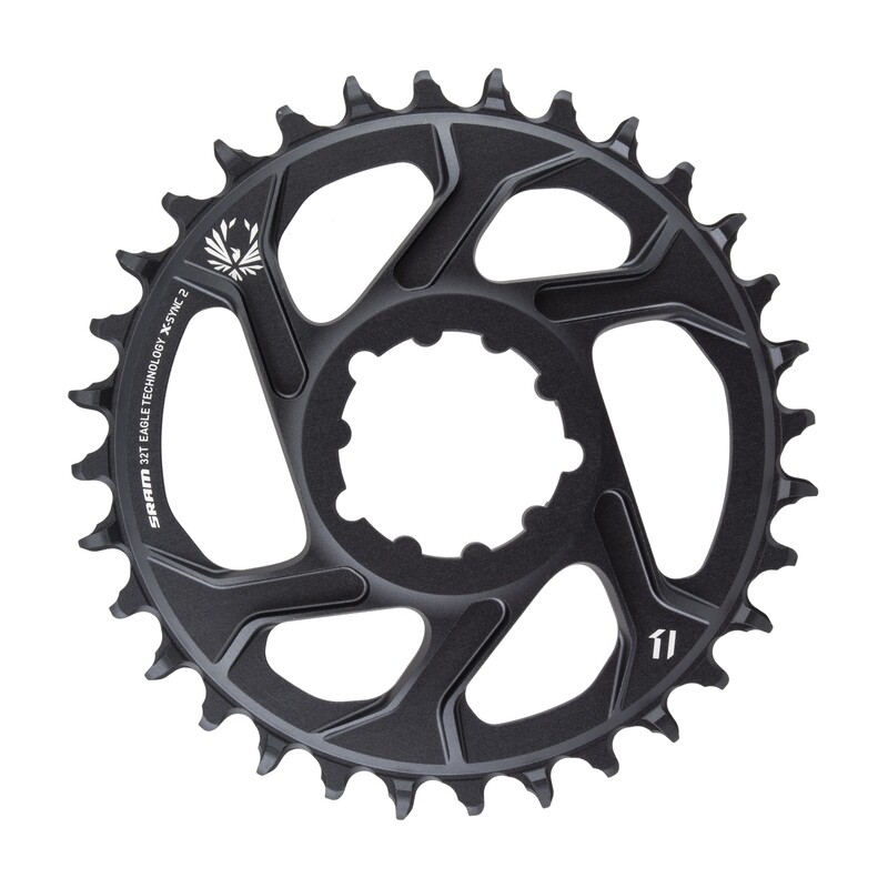 SRAM SL Eagle Chainring  X-Sync 2 Direct Mount - 32T, 6mm Offset