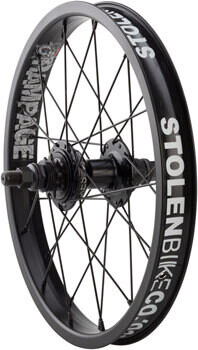 Stolen Rampage Rear Wheel - 16&quot;, 14 x 110mm, Rim Brake, Cassette, Black, Clincher