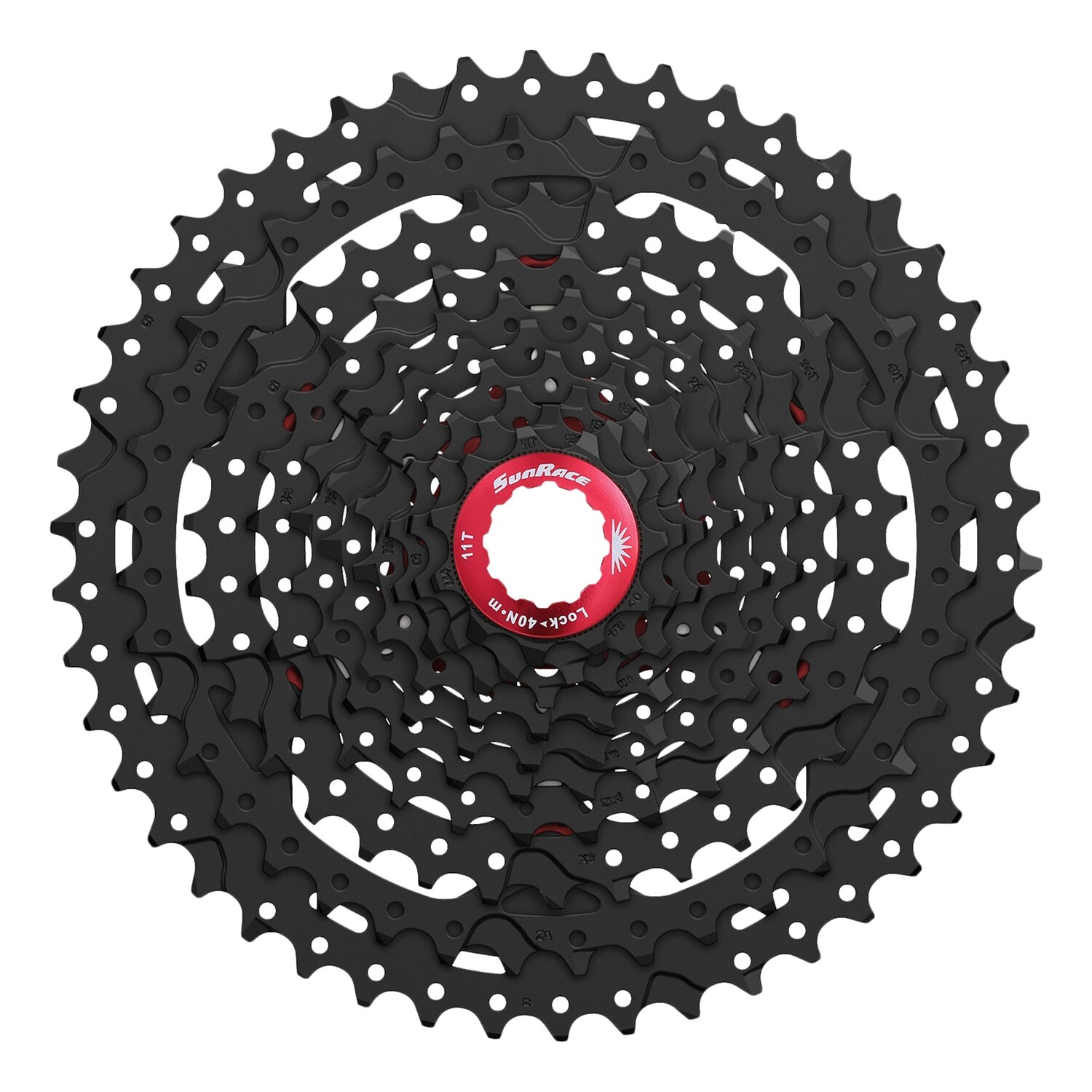 SunRace CS-MS2 10-sp Cassette - 11-46T, Black