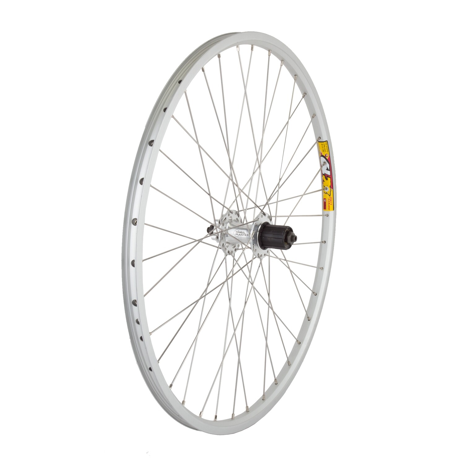 Wheel Master 26&quot; Wheel - Alloy, Mountain, 6-Bolt Disc, Double Wall, QR, 8-10sp HG Cassette