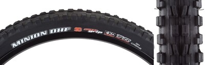 Maxxis Minion DHF Tire - 29 x 2.5, Tubeless, Folding, Black, 3C Maxx Terra, EXO, Wide Trail