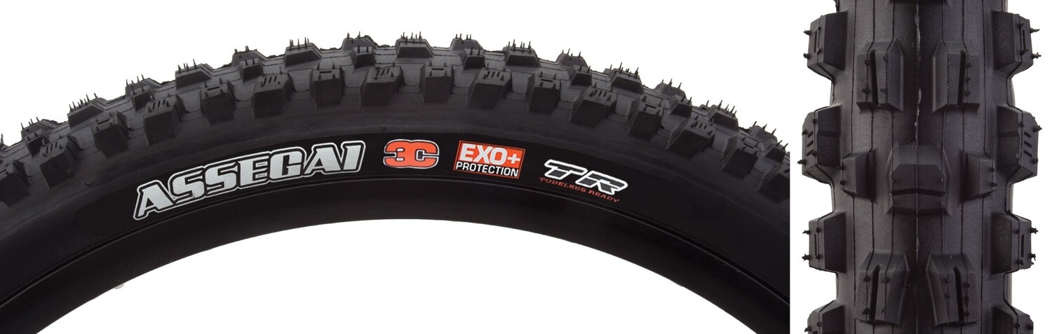 Maxxis Assegai Tire - 27.5 x 2.5, Tubeless, Folding, Black, 3C MaxxGrip, EXO+, Wide Trail