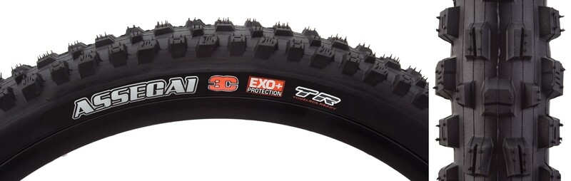 Maxxis Assegai Tire - 27.5 x 2.5, Tubeless, Folding, Black, 3C MaxxGrip, EXO+, Wide Trail