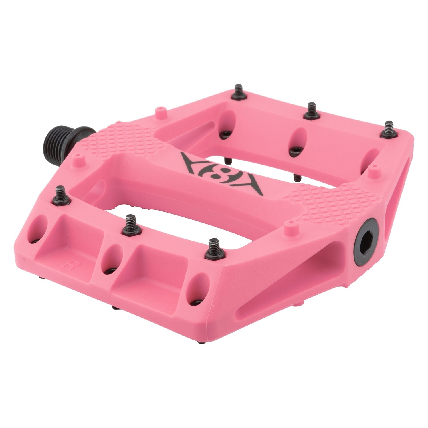 Origin8 Strapd Platform Pedals - 9/16&quot;, Pink