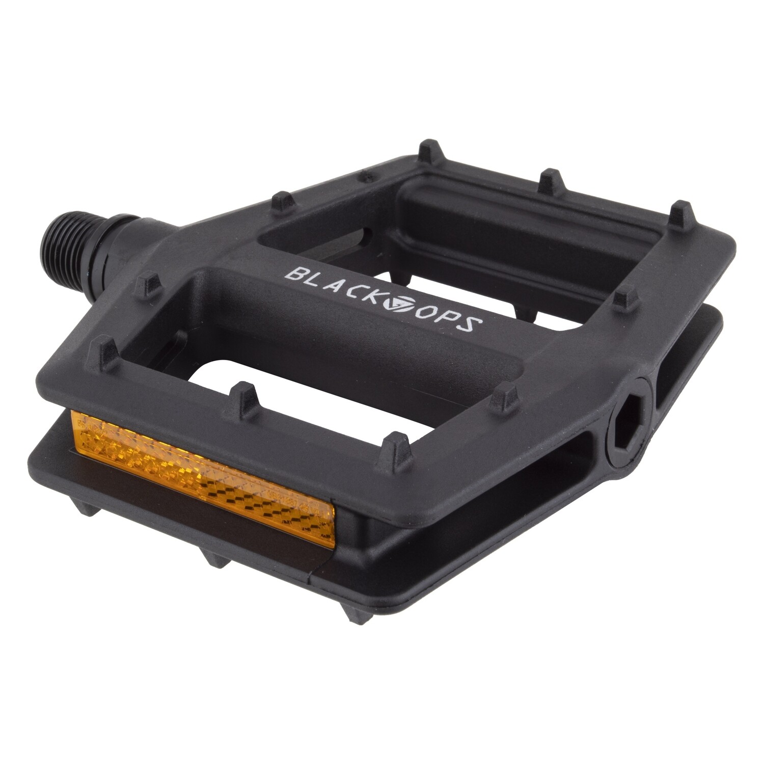Black Ops Nylo-Form Pedals - 9/16, Black