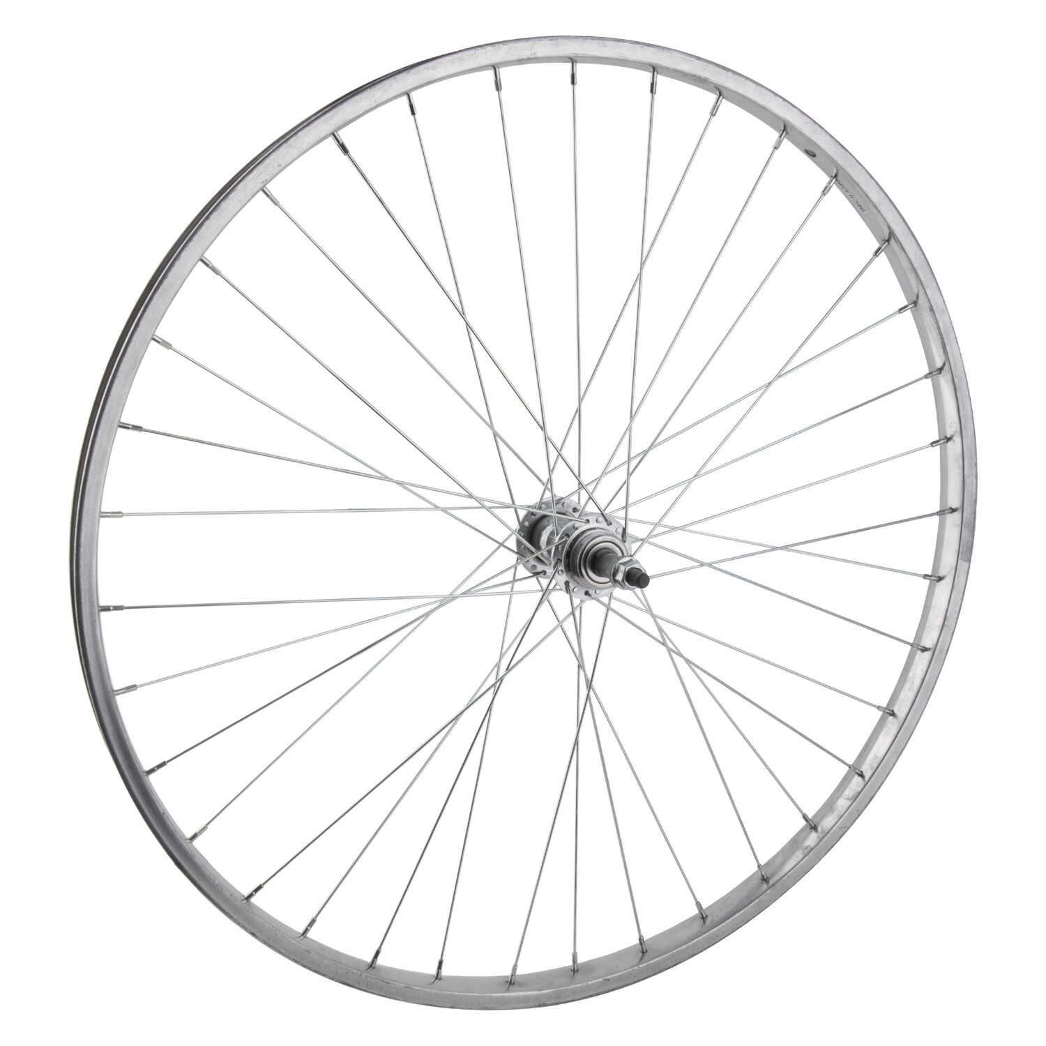 Wheel Master 26x1-3/8 Steel Lightweight Single Wall Wheel - Rear, Freewheel, 5/6/7sp, Bolt-On