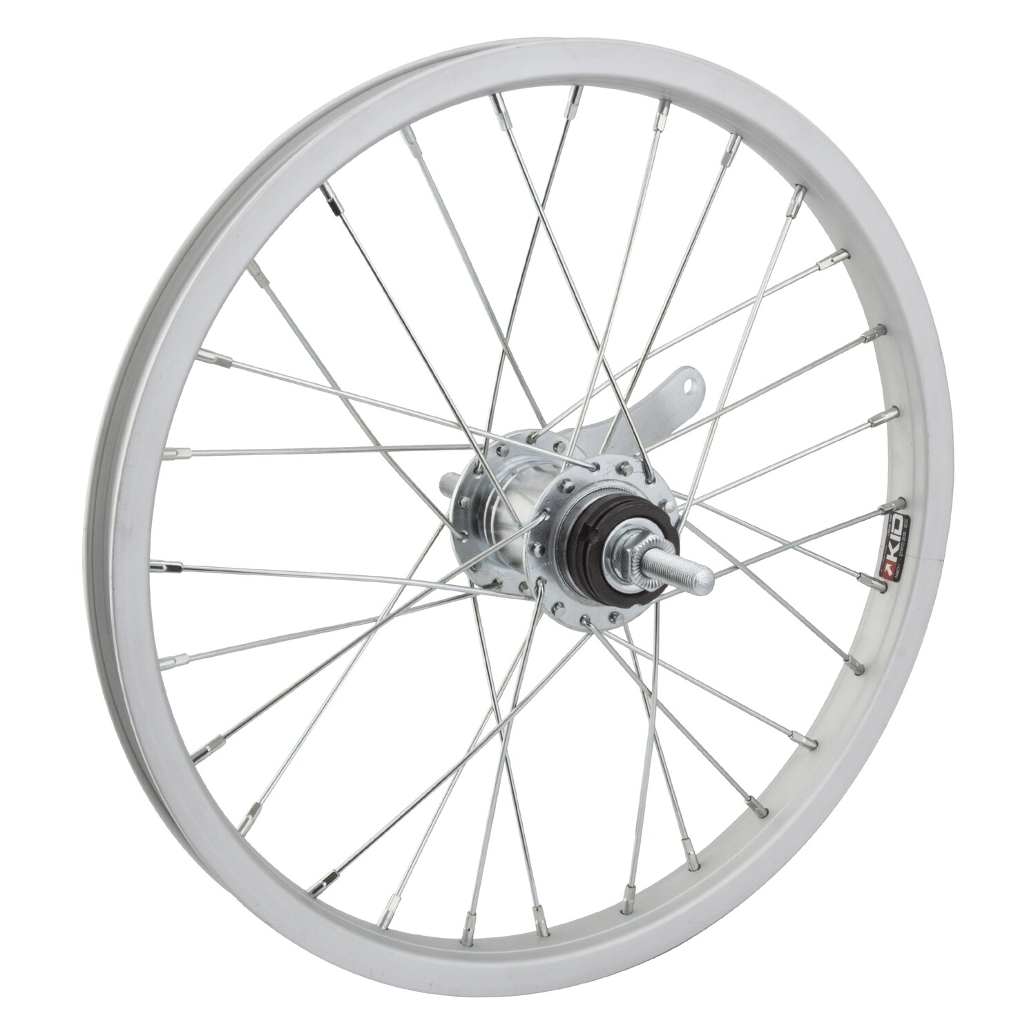 Wheel Master 16&quot; Juvenile Coaster Wheel - Rear, Alloy, Silver