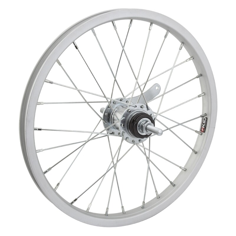 Wheel Master 16&quot; Juvenile Coaster Wheel - Rear, Alloy, Silver