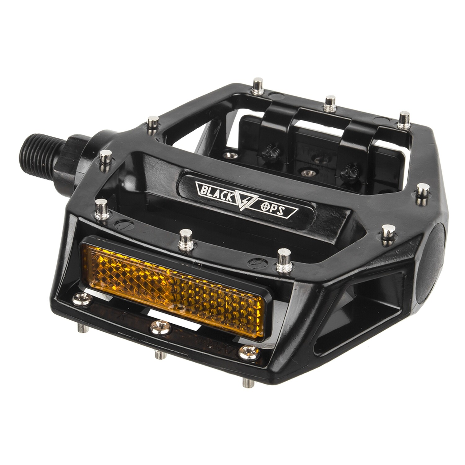 Black Ops Platform Pedals - Alloy, 1/2&quot;, Black