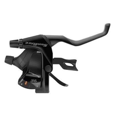 SunRace STM500 V-Brake Lever/Trigger Shifter Set - 3/8sp, Black