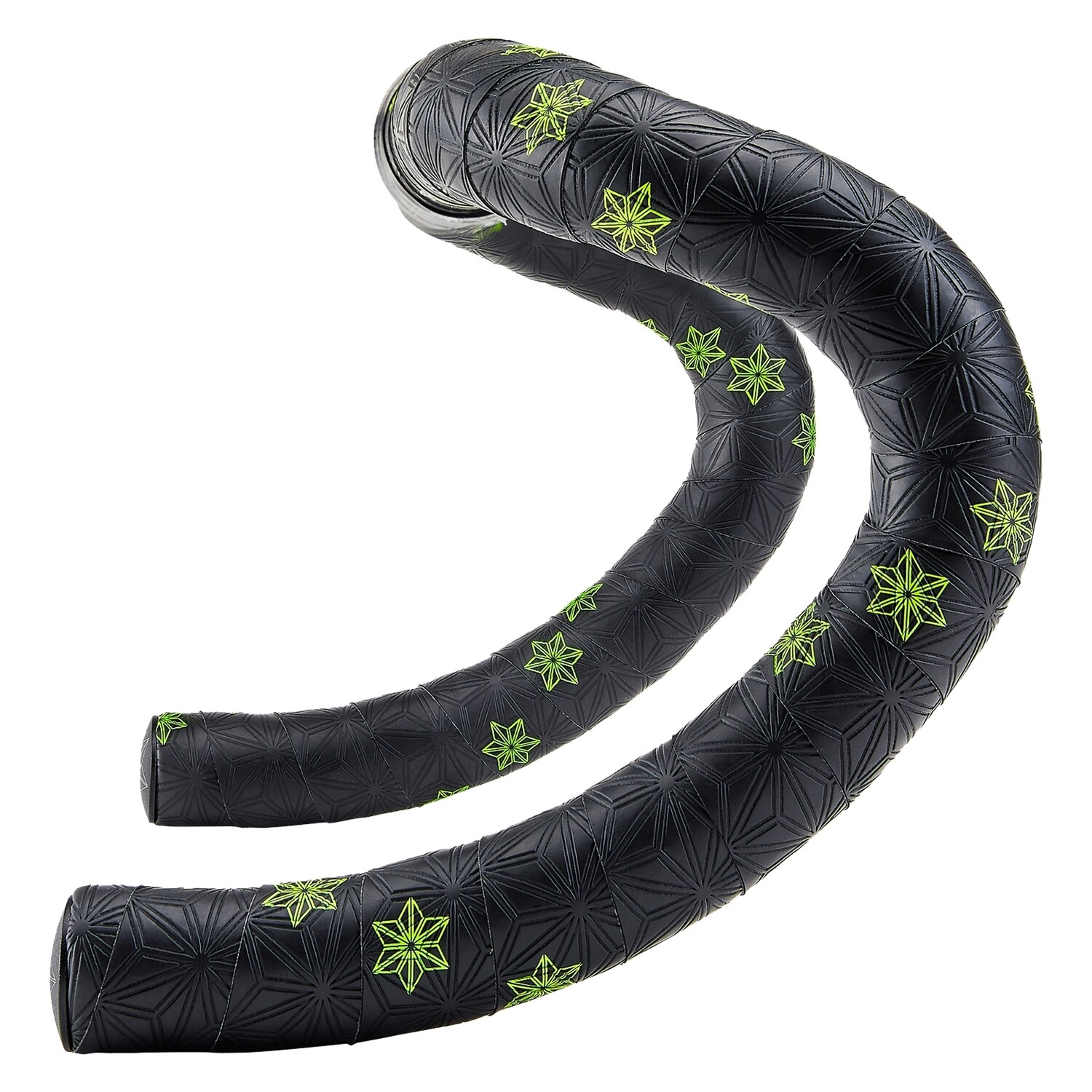 Supacaz Super Sticky Kush Bar Tape - Galaxy Print, Neon Yellow