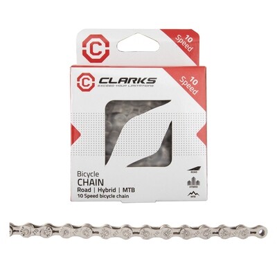 Clarks Self-Lubing Chain - 10sp, Black, 116 Links