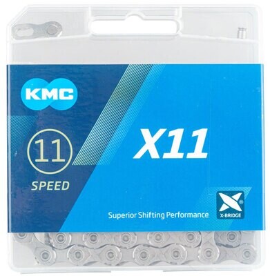 KMC X10 Chain - 10-Speed, 116 Links, Grey