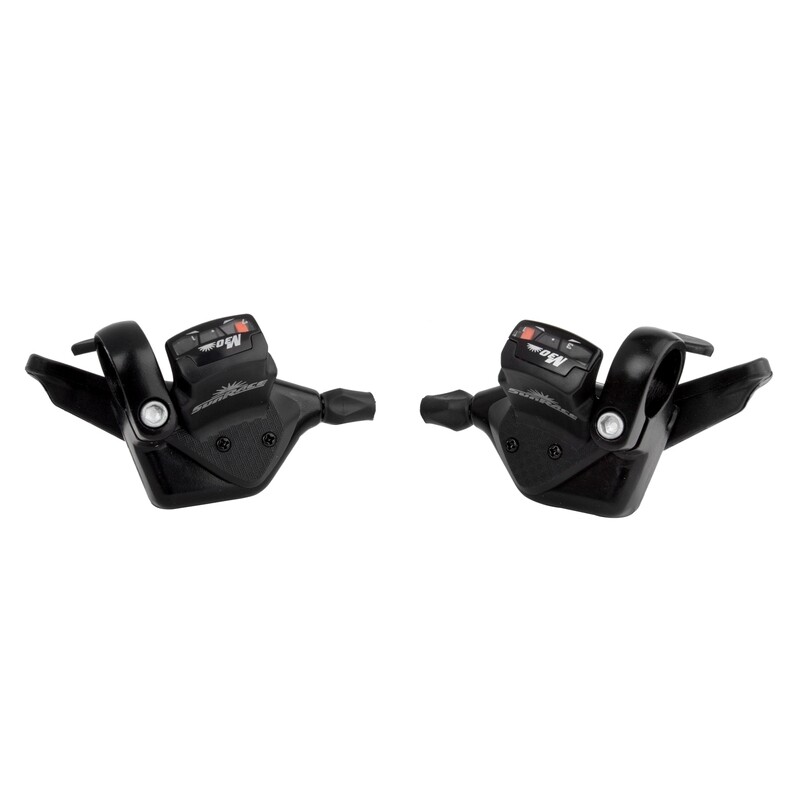 SunRace DL-M33 Trigger Shifter Set - 3x7, Black