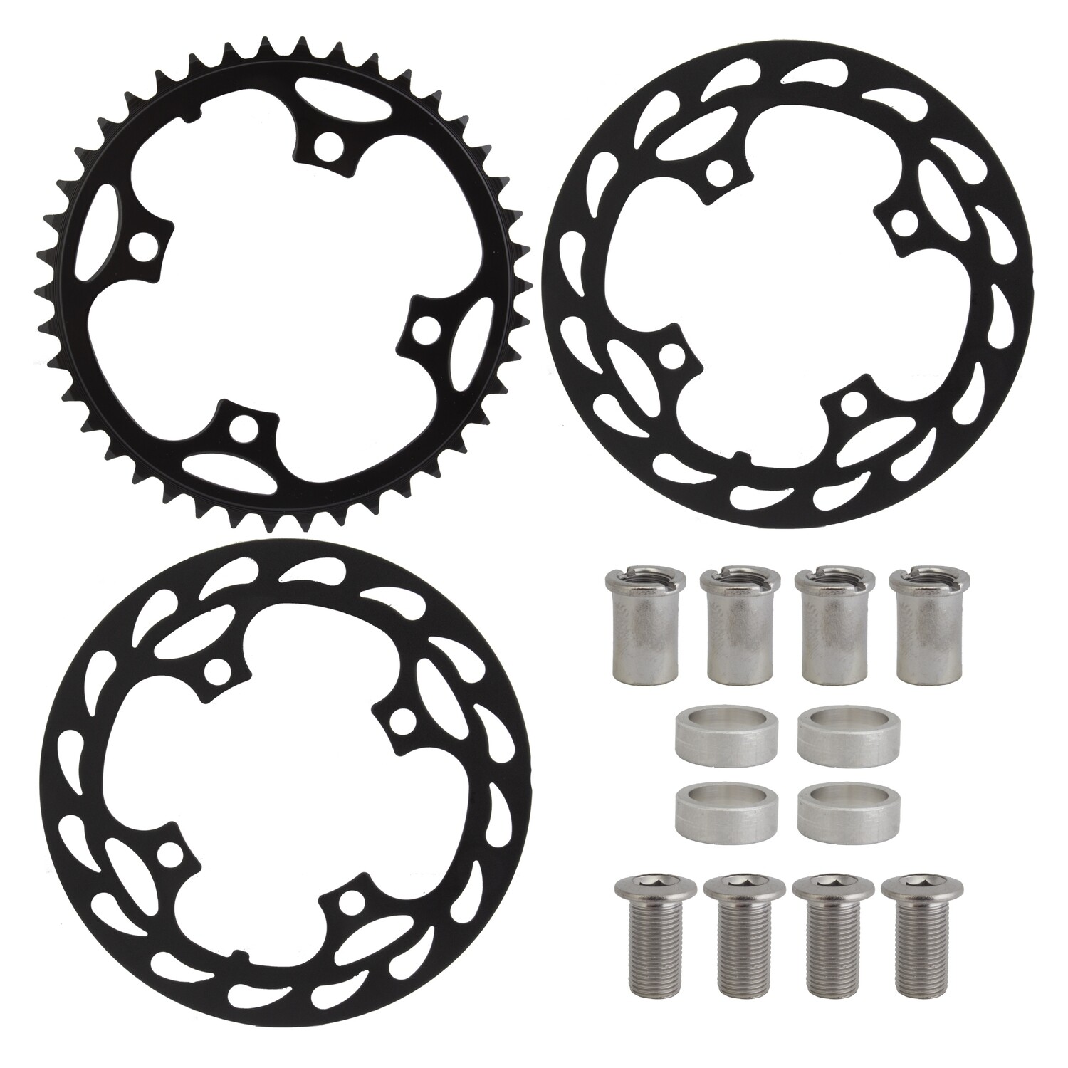 Sunlite Double Guard Chainring - 104mm, 42T, 4-Bolt