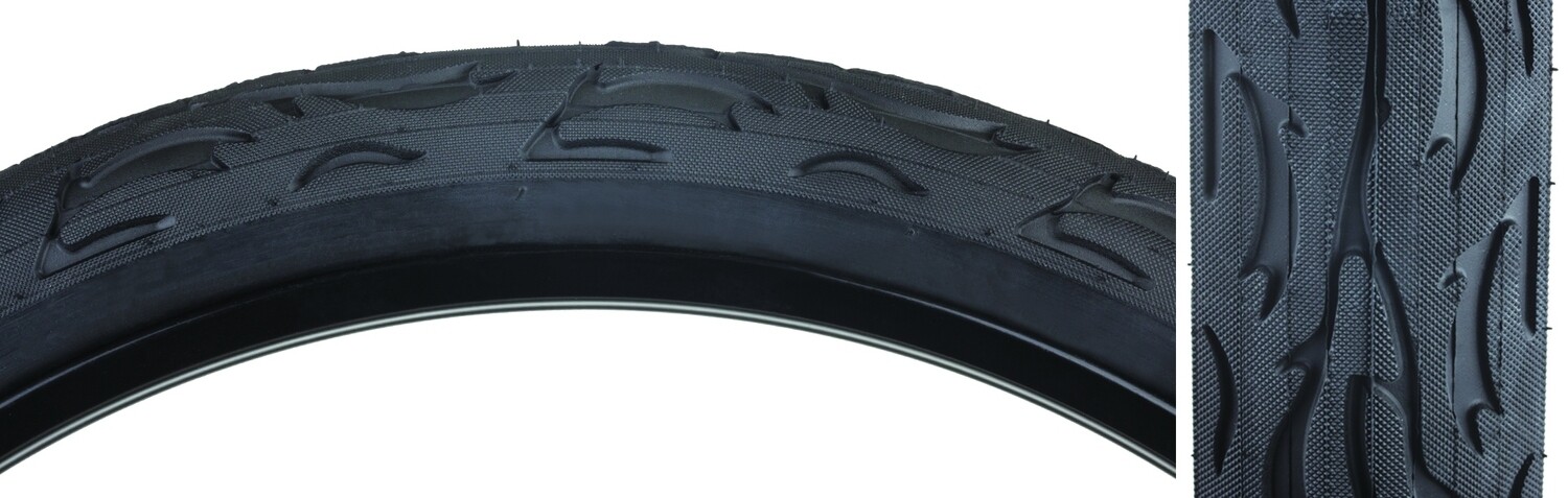 Kenda Cruiser Flame Tire - 26x3.0, Black