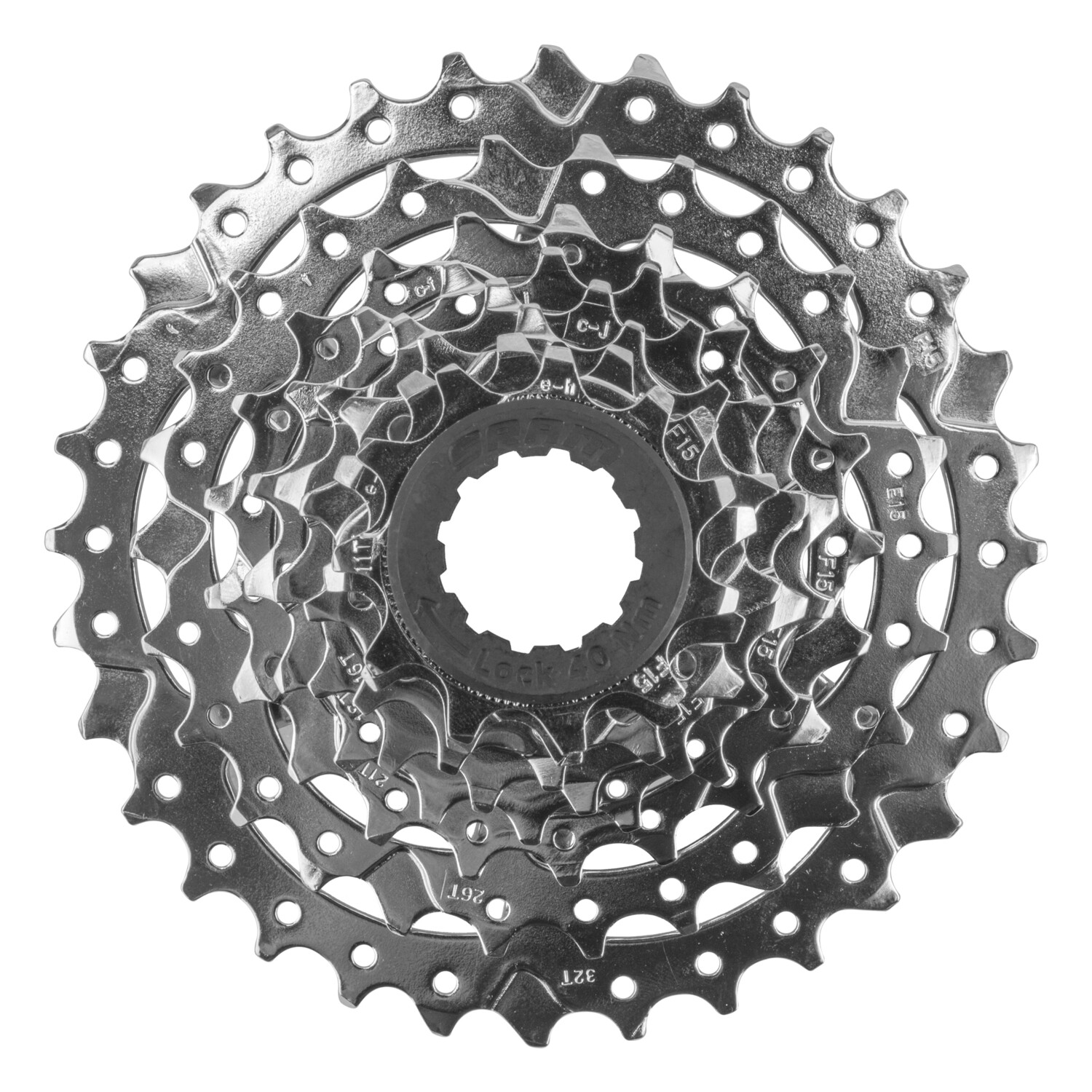 SRAM PG-850 Cassette - 8-Speed, 11-32T, Silver