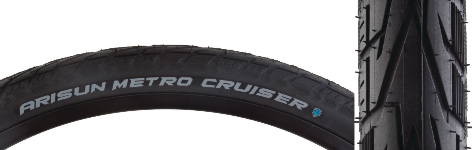 Arisun Metro Cruiser Tire - 700x32, Black